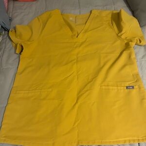 Figs Gold Catarina Top size large